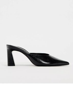 Zara Block Heel Slides